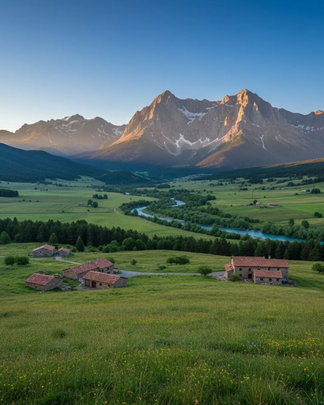 Guia de muntanya de Ruta a Ruta acompanyant un grup